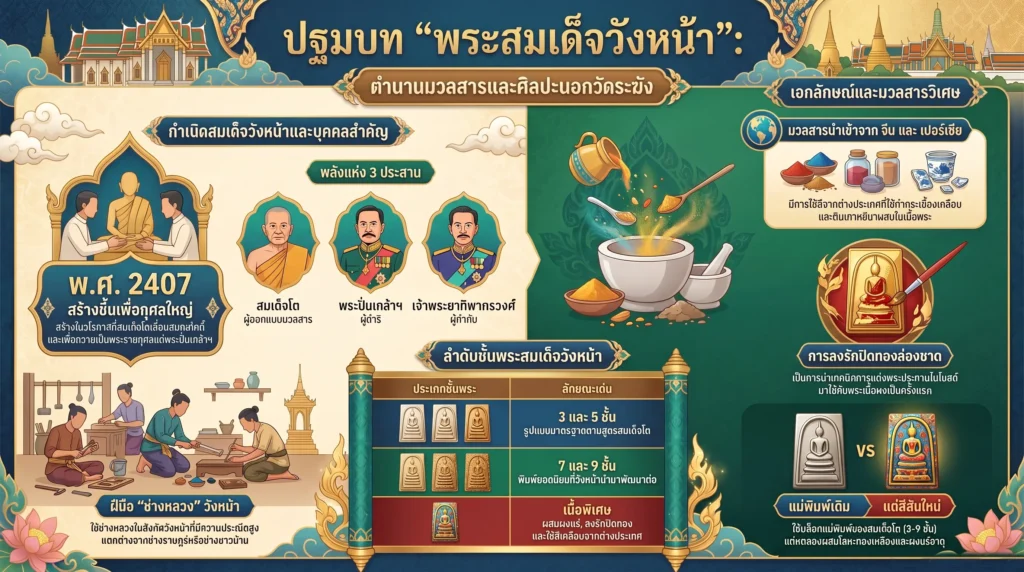 ประวัติพระสมเด็จวังหน้าและมวลสาร